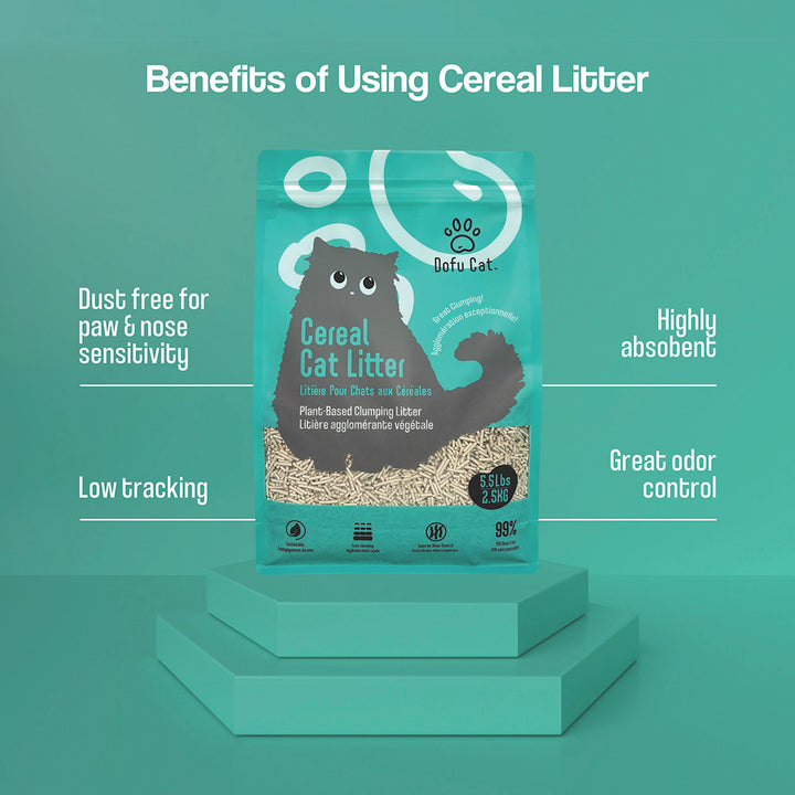 Dofu Cat Cereal Litter | 2.5 kg