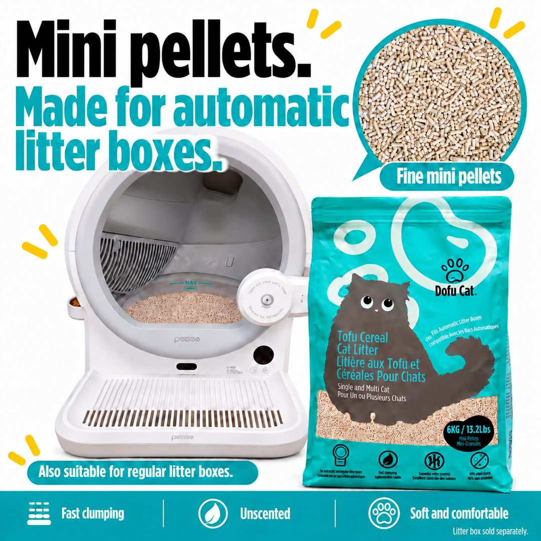 Tofu Cereal Cat Litter Mini Pellets